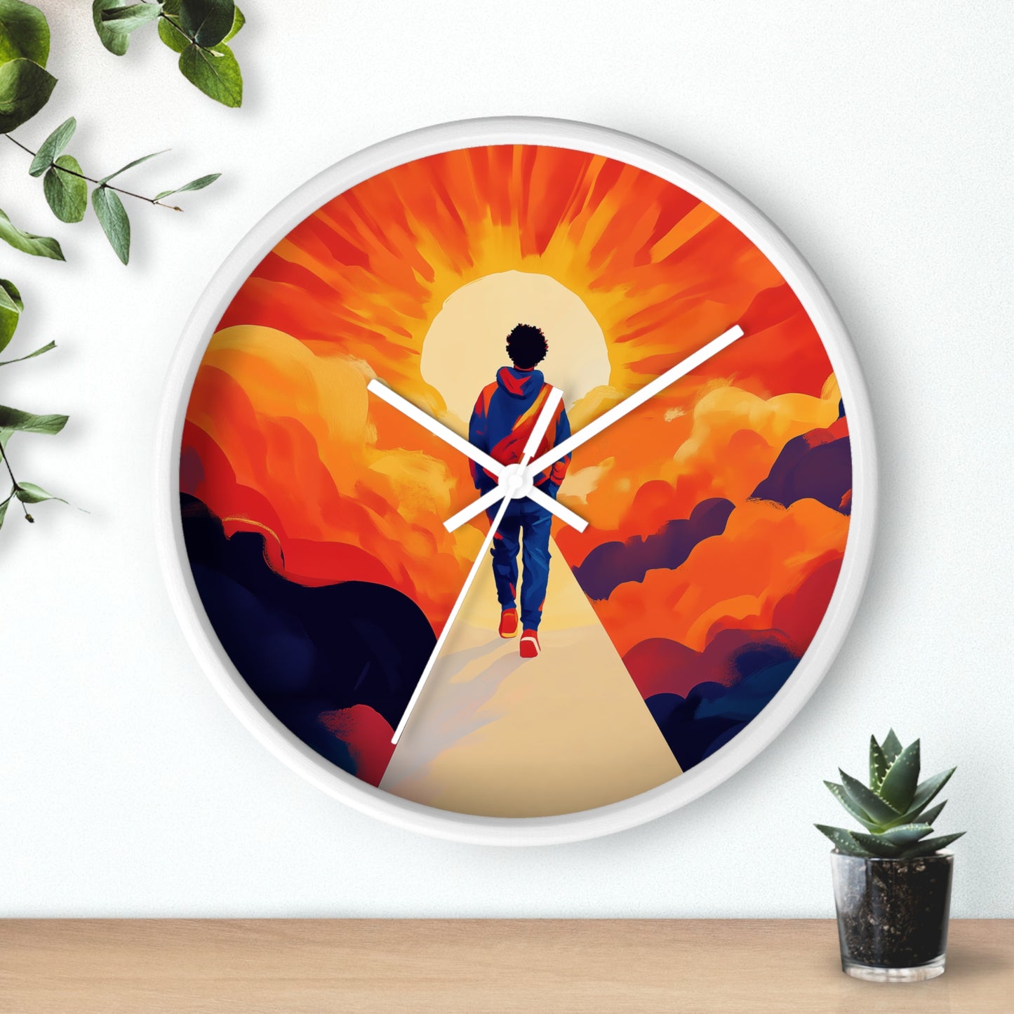 Journey of Light Wall Clock – A Path of Purpos