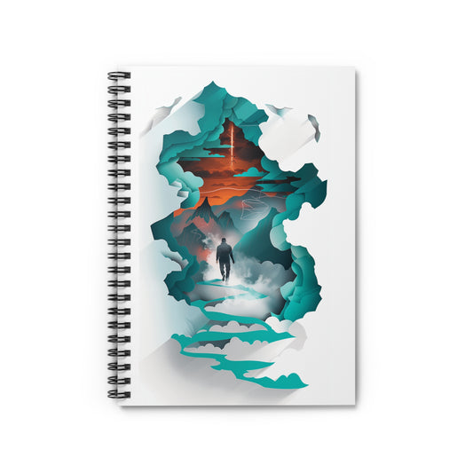 "Divine Path" Spiral Notebook - Ruled Line