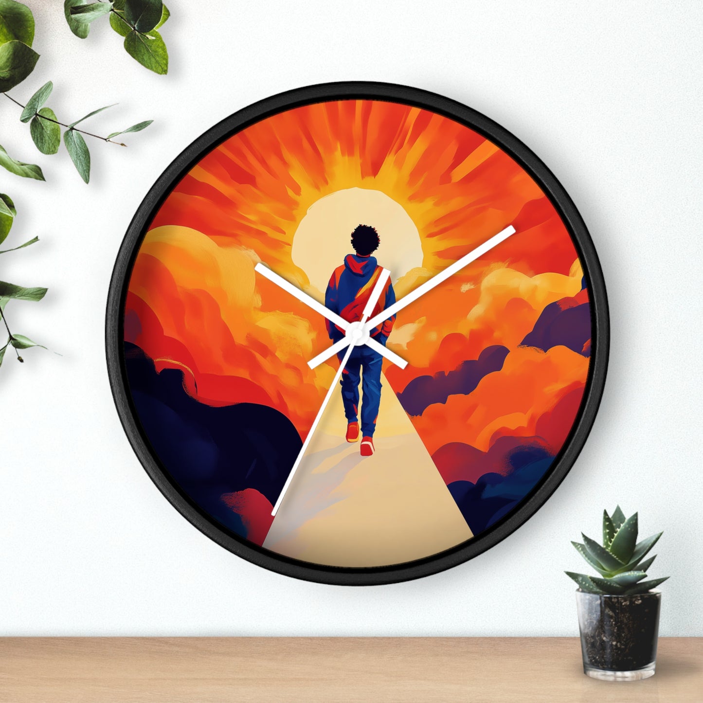 Journey of Light Wall Clock – A Path of Purpos