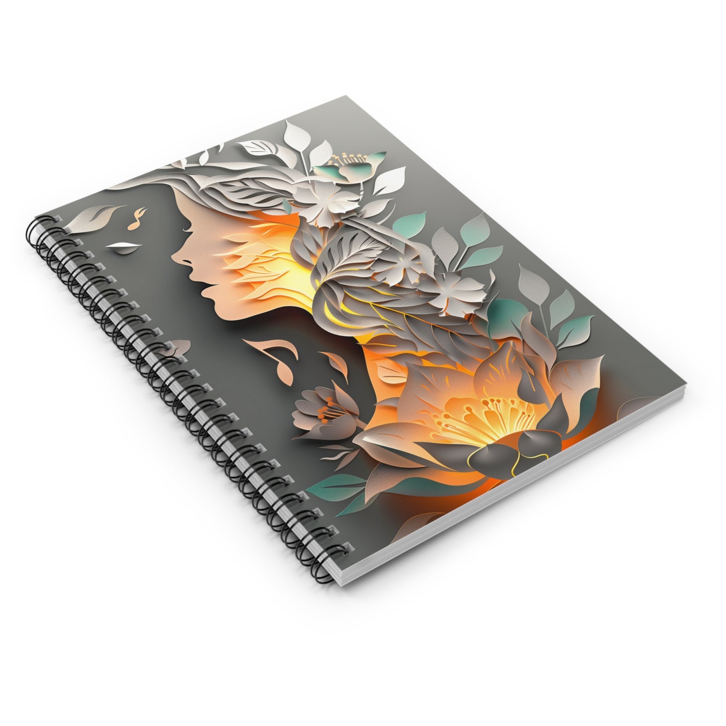 "Open My Lips, Lord" Spiral Notebook - Ruled Line (Psalm 51:15)