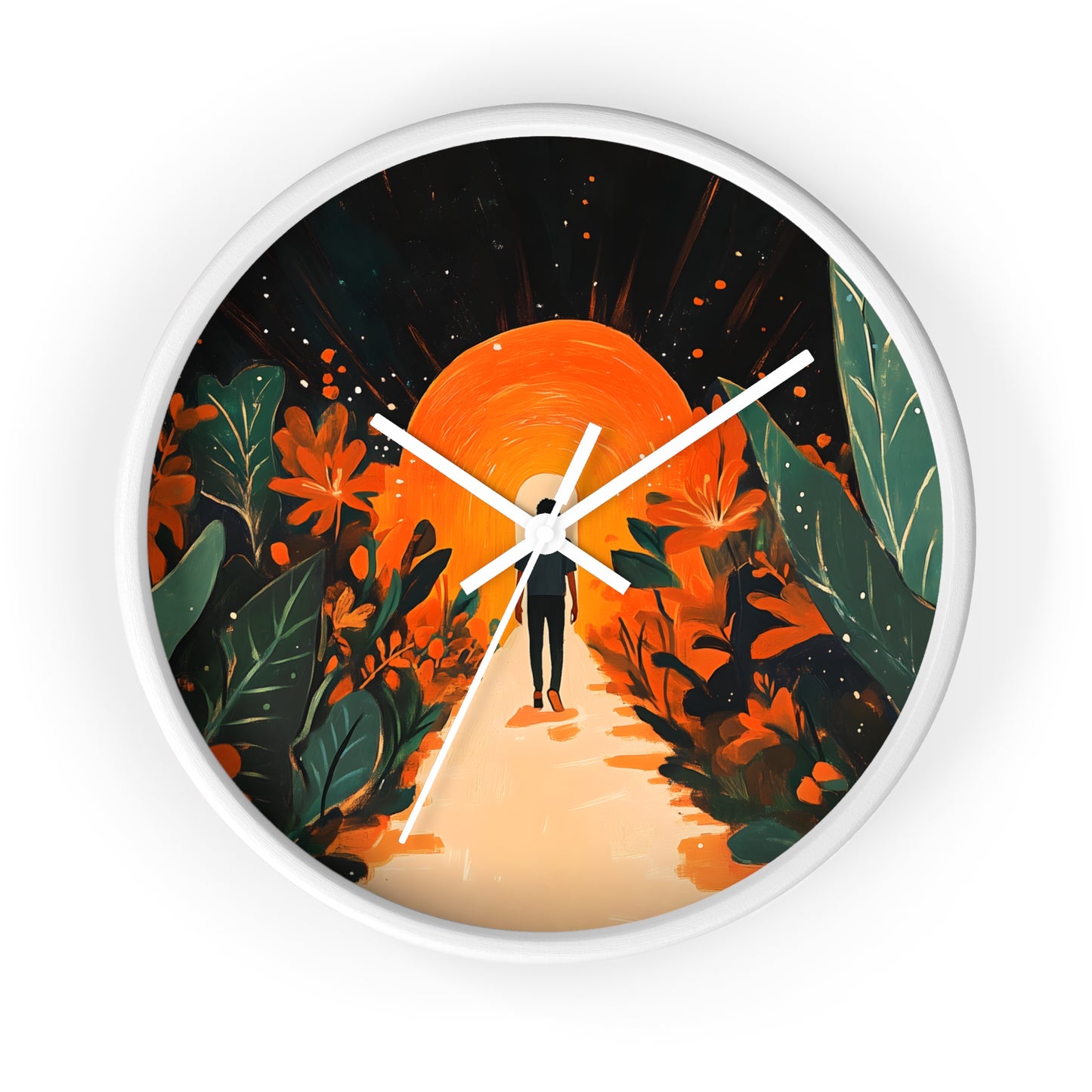 "Garden of Light" Wall Clock – Walking into Hope