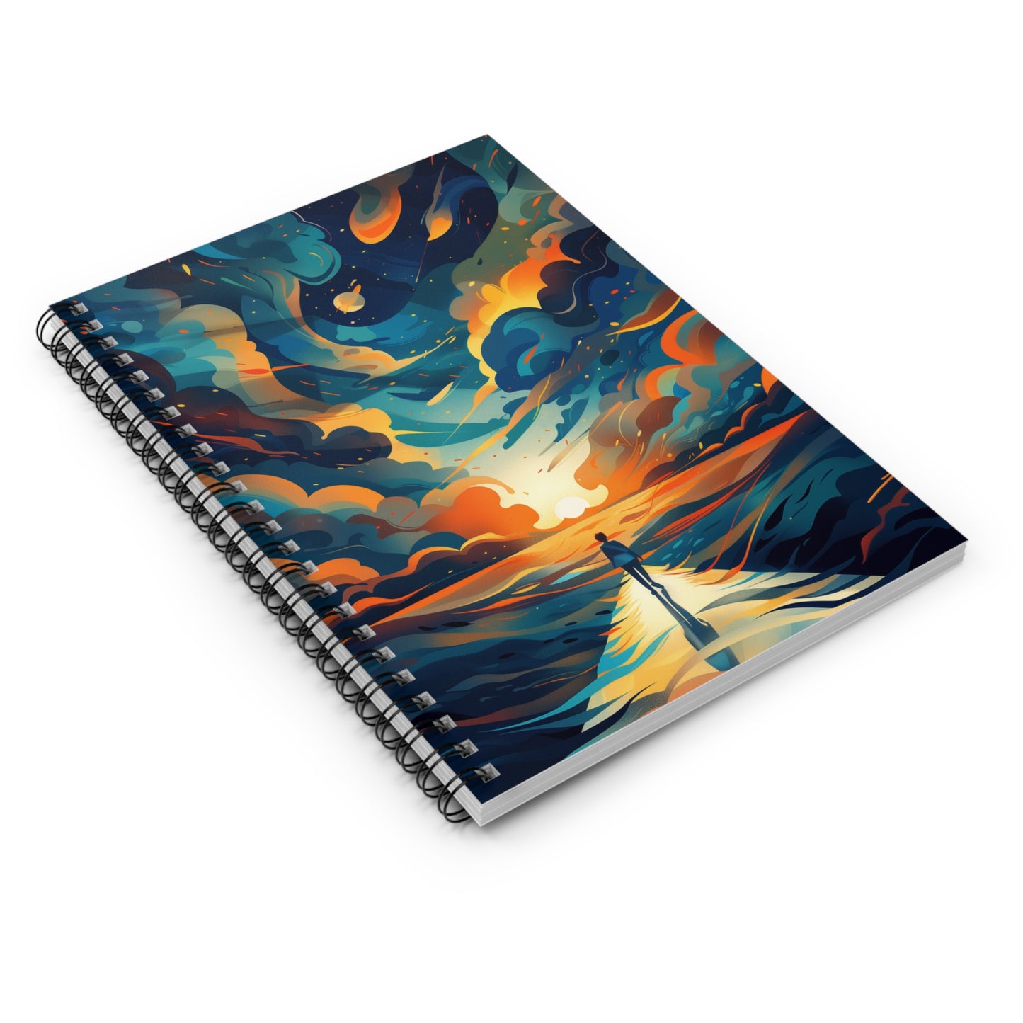 "Divine Path" Spiral Notebook - Ruled Line