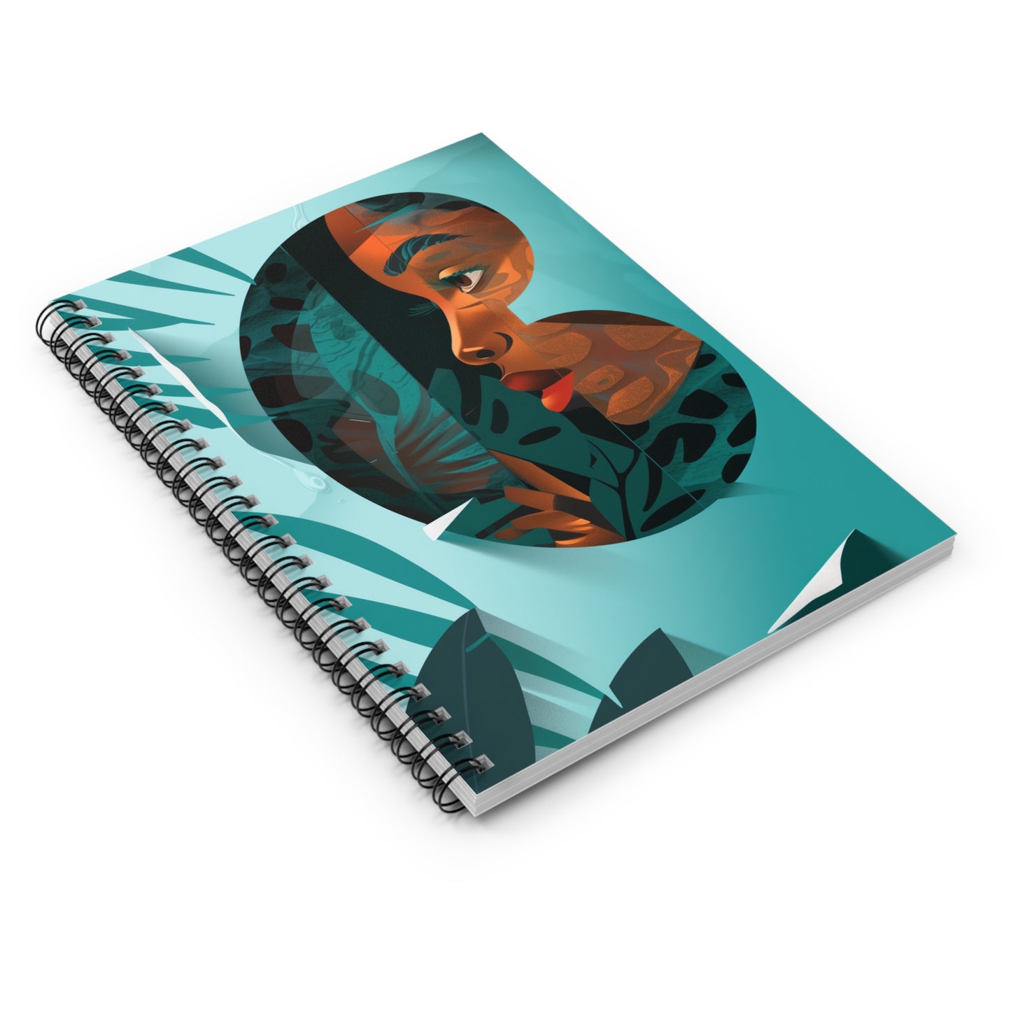 "Sacred Reflection" Spiral Notebook - Ruled Line