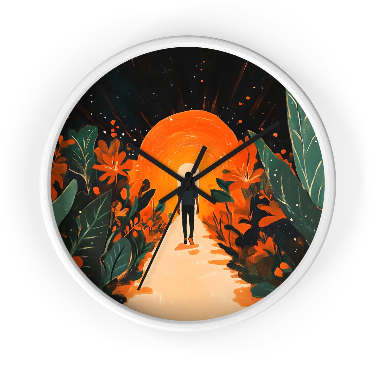 "Garden of Light" Wall Clock – Walking into Hope