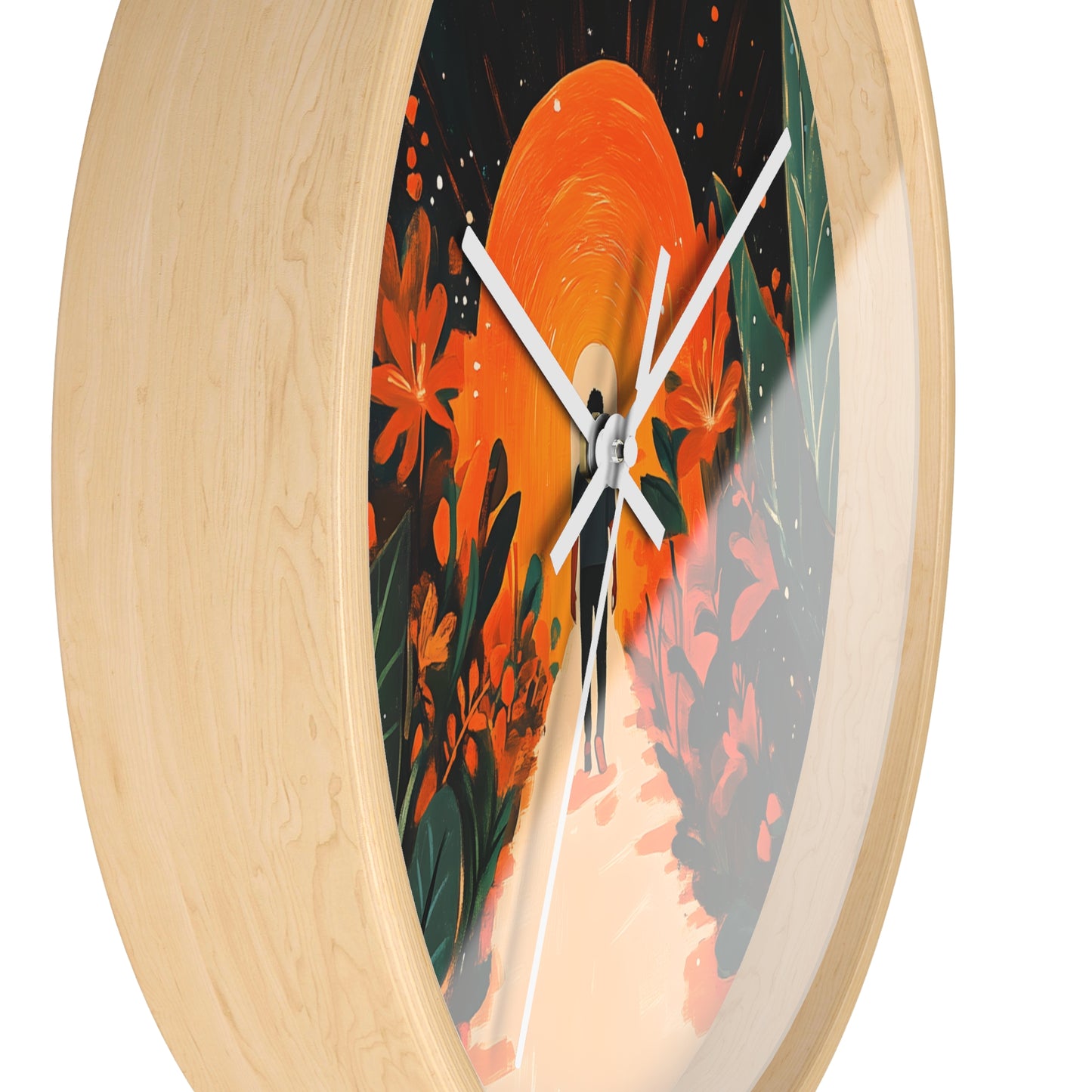 "Garden of Light" Wall Clock – Walking into Hope