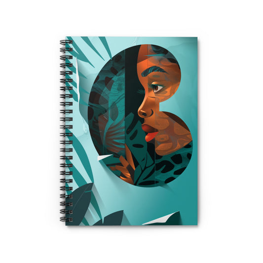 "Sacred Reflection" Spiral Notebook - Ruled Line