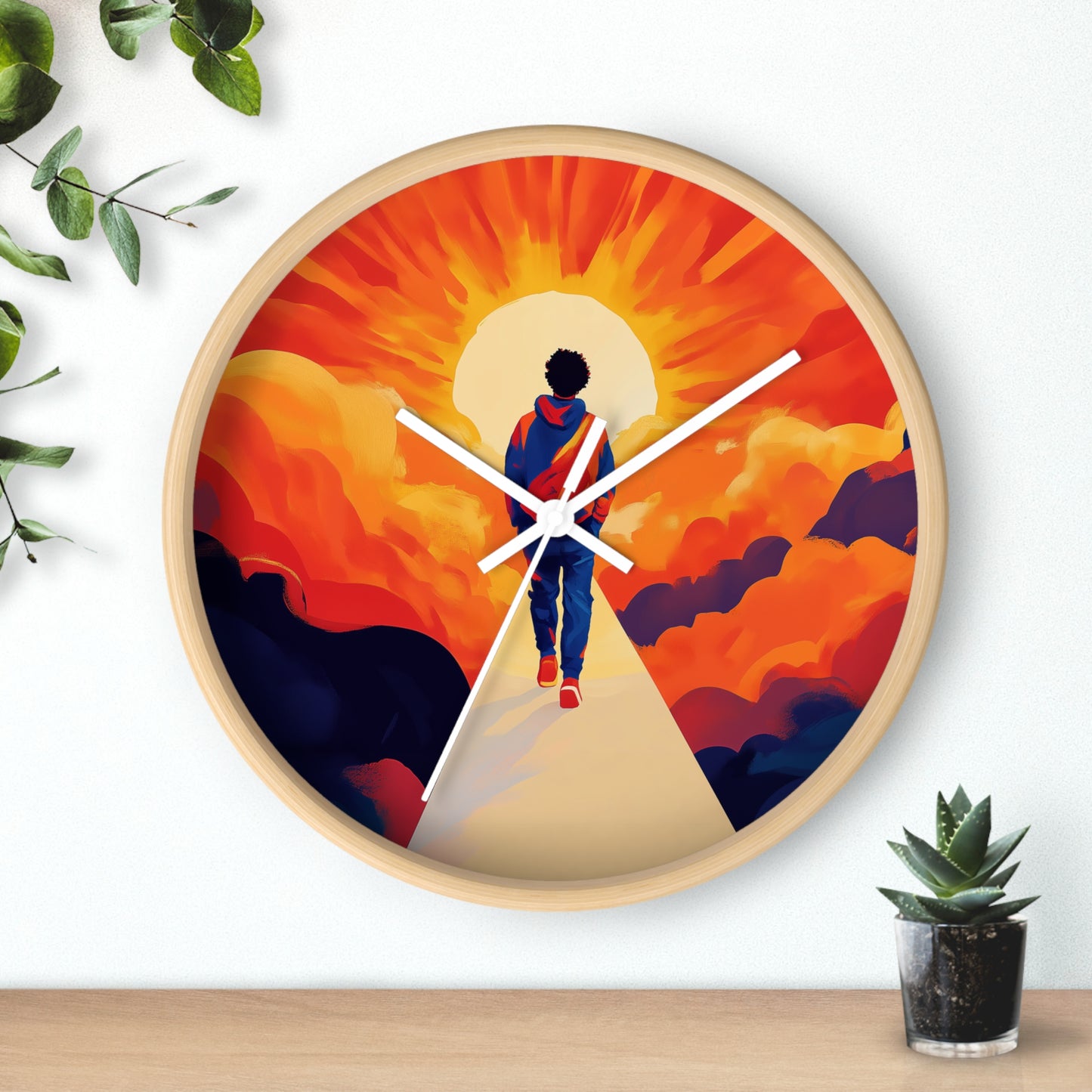 Journey of Light Wall Clock – A Path of Purpos