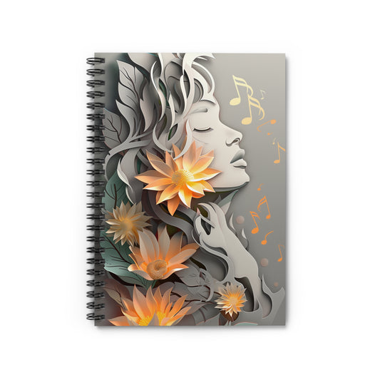 "Create in Me a Pure Heart" Spiral Notebook - Ruled Line (Psalm 51:10)