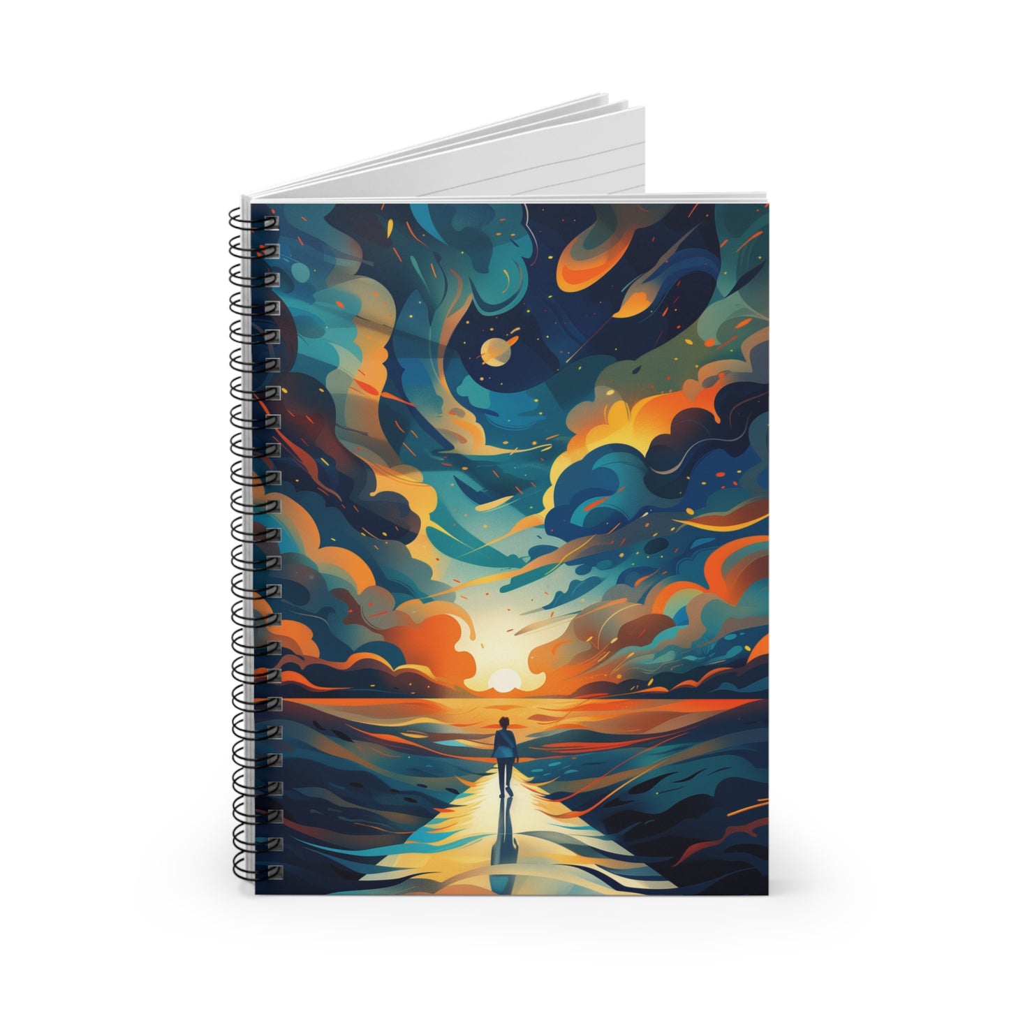 "Divine Path" Spiral Notebook - Ruled Line