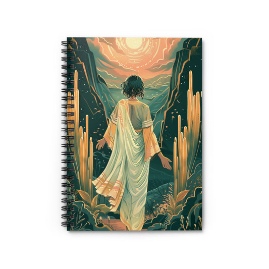 "Guided Steps" Spiral Notebook – Ruled Line