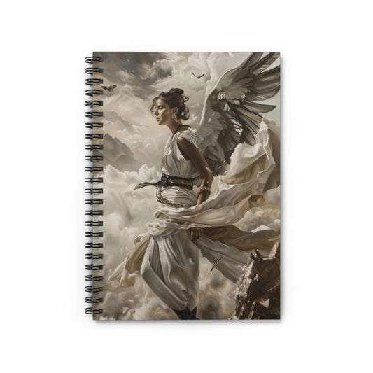 "Under His Wings" Spiral Notebook - Ruled Line