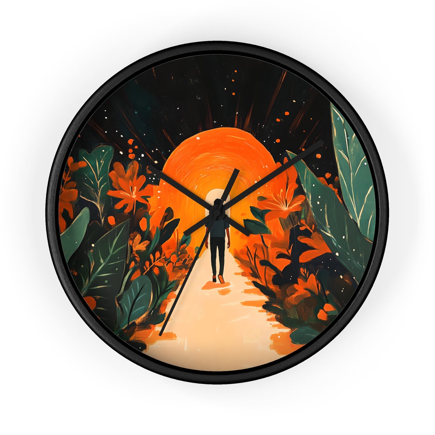 "Garden of Light" Wall Clock – Walking into Hope