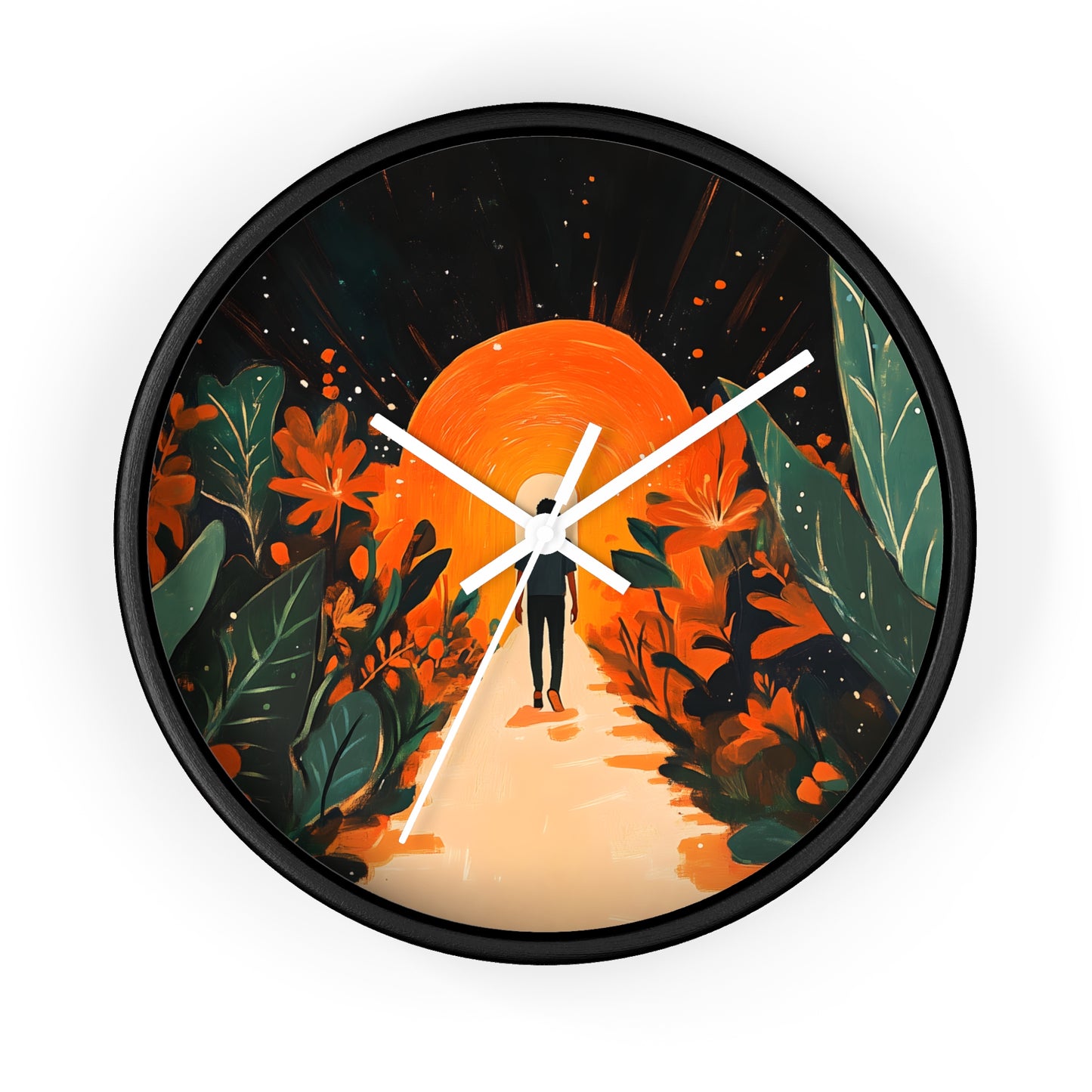 "Garden of Light" Wall Clock – Walking into Hope