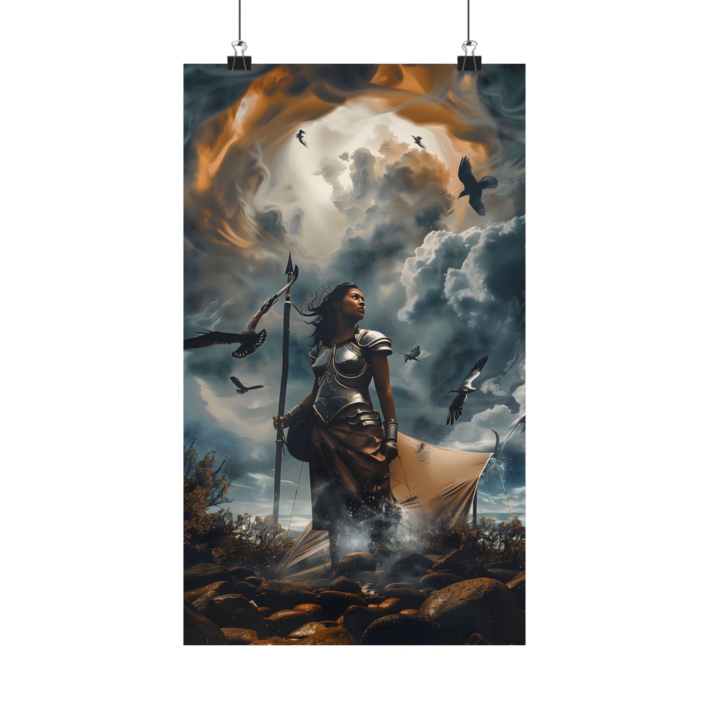 "Warrior of Light" - Premium Fine Art Print