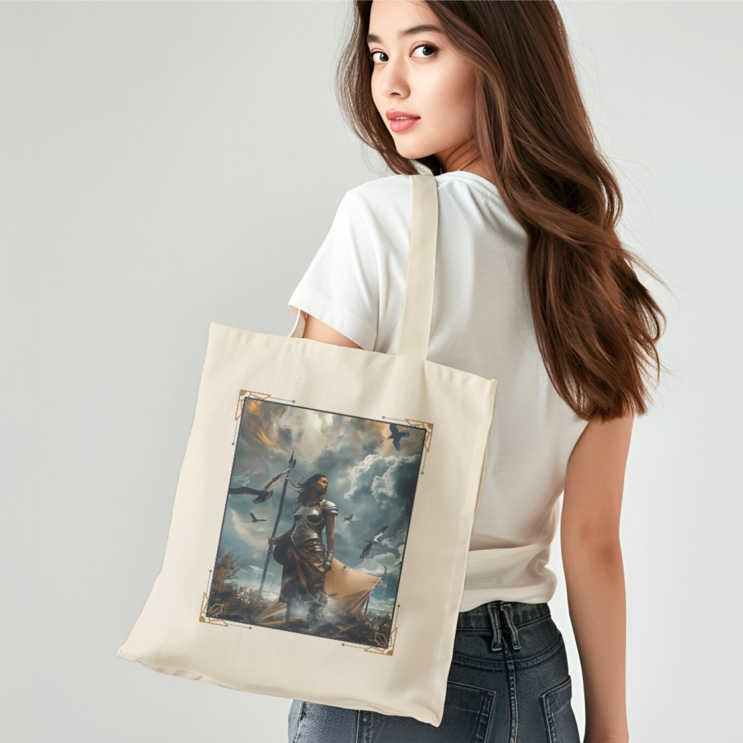 The Fearless Protector Tote Bag (Psalm 91: 5-6)