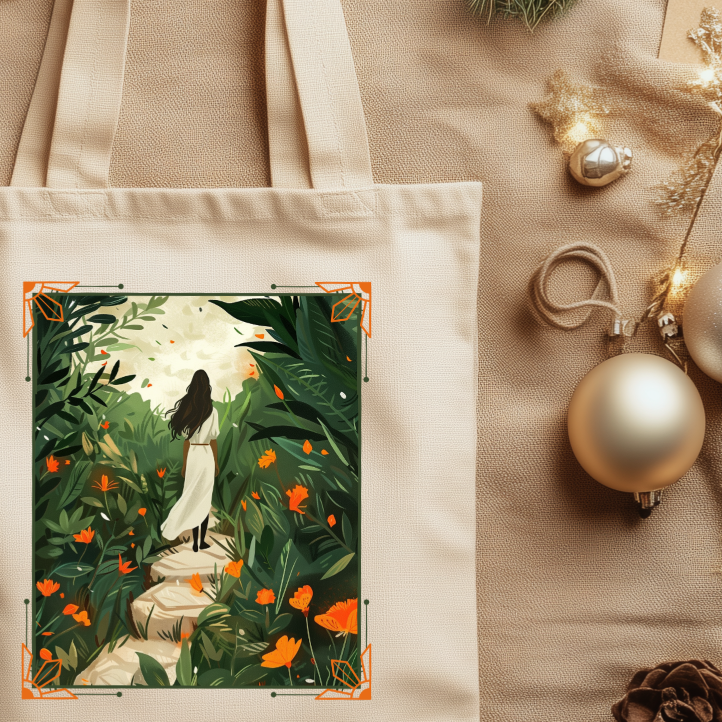 The Path of Renewal Tote Bag (Psalm 23:3)