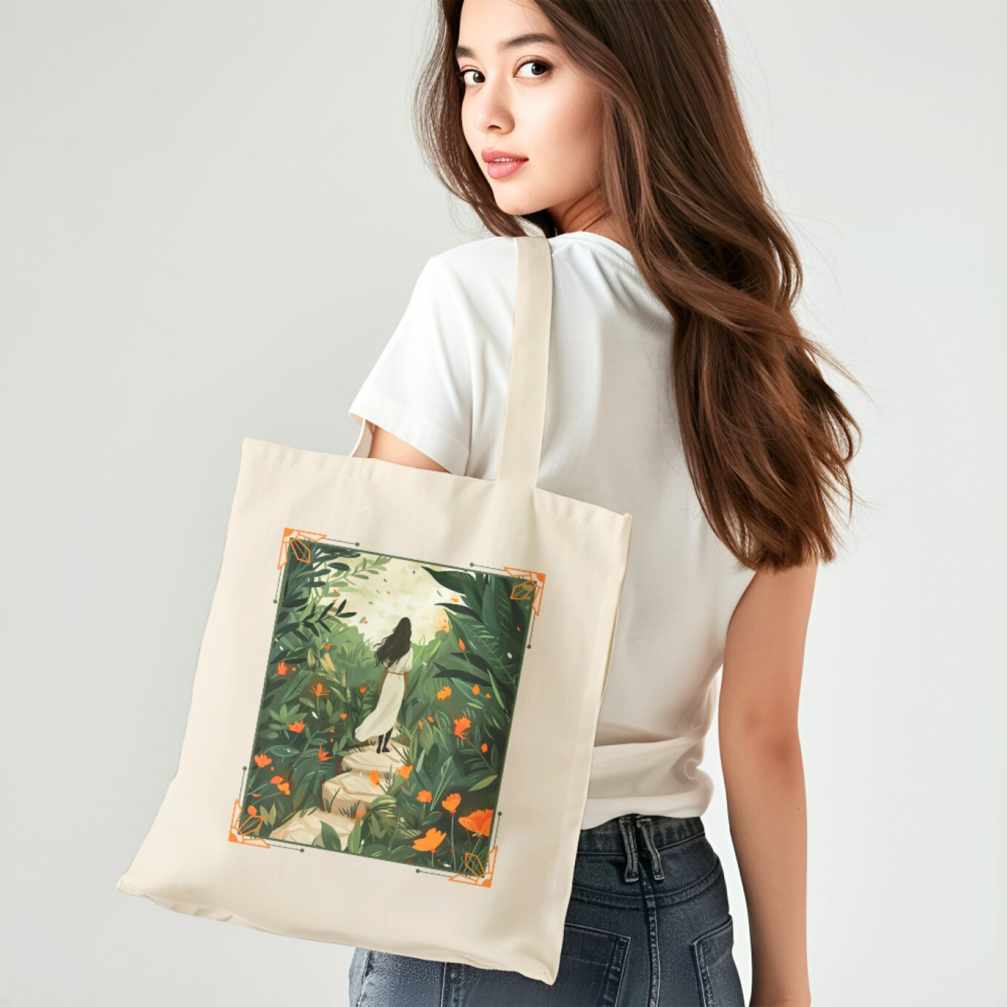 The Path of Renewal Tote Bag (Psalm 23:3)