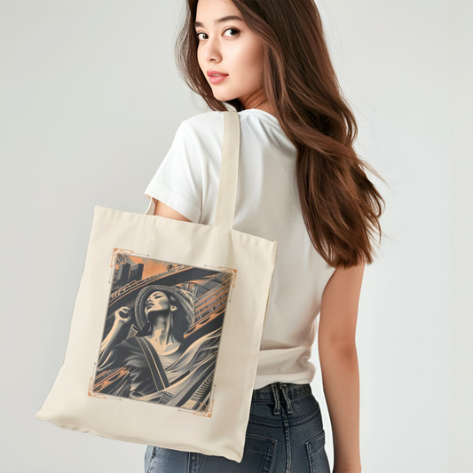 The Eternal Melody Tote Bag (Psalm 42:8)