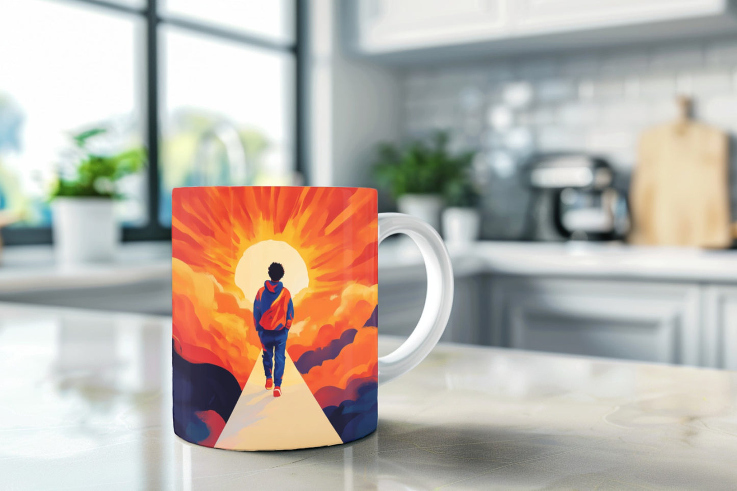 "Journey to the Light" Ceramic Mug