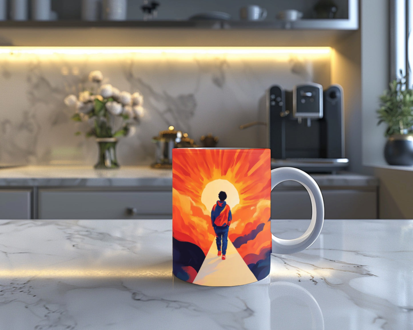 "Journey to the Light" Ceramic Mug