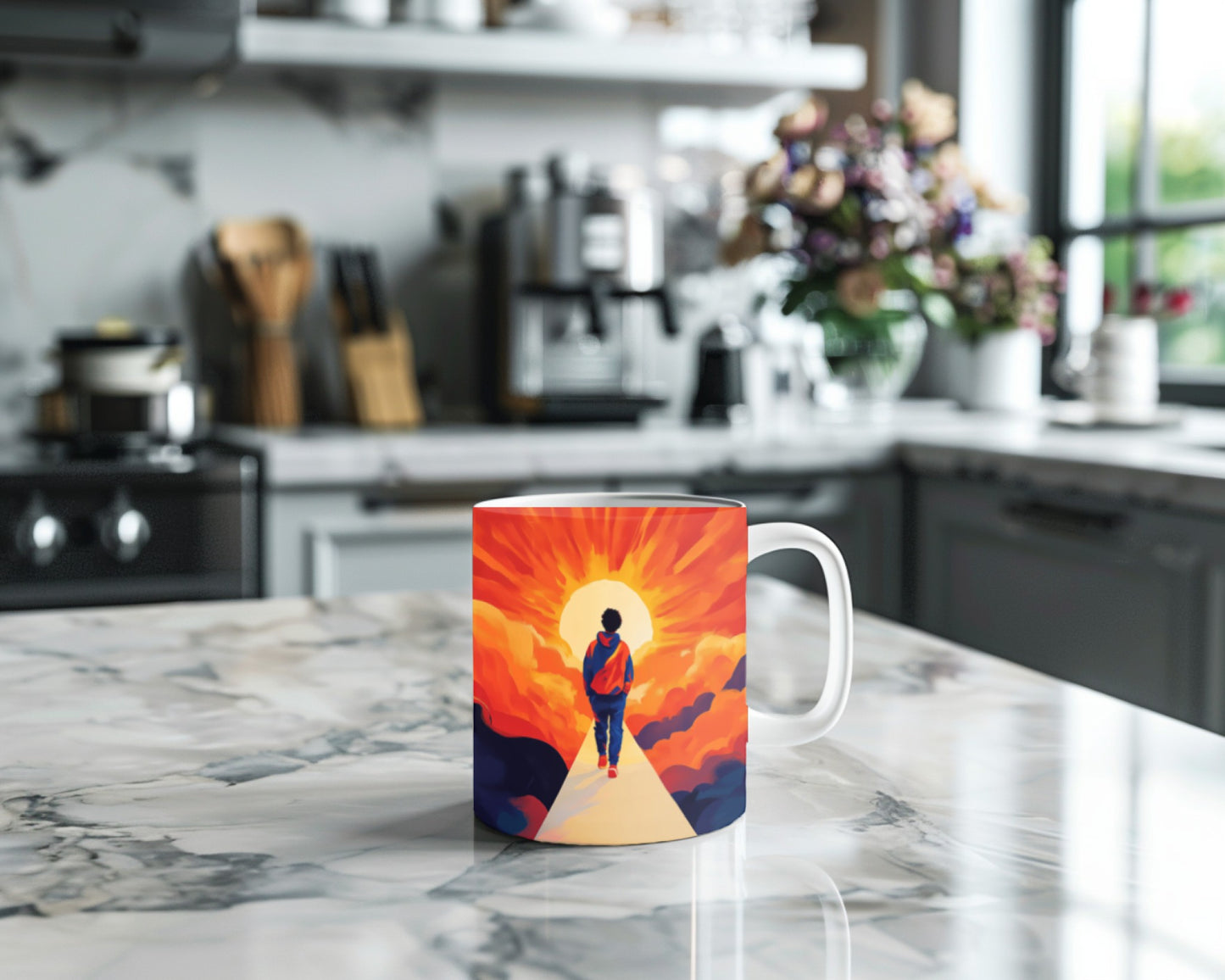 "Journey to the Light" Ceramic Mug