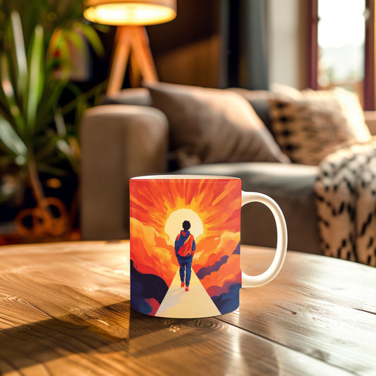 "Journey to the Light" Ceramic Mug