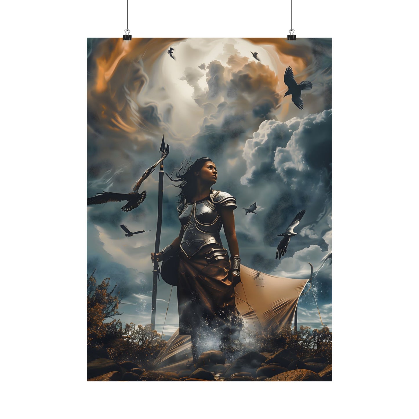 "Warrior of Light" - Premium Fine Art Print