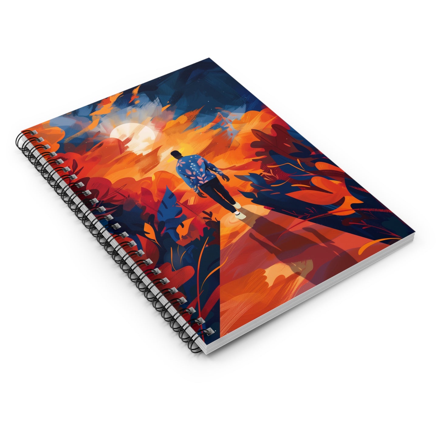 "Path of Light" Spiral Notebook - Ruled Line