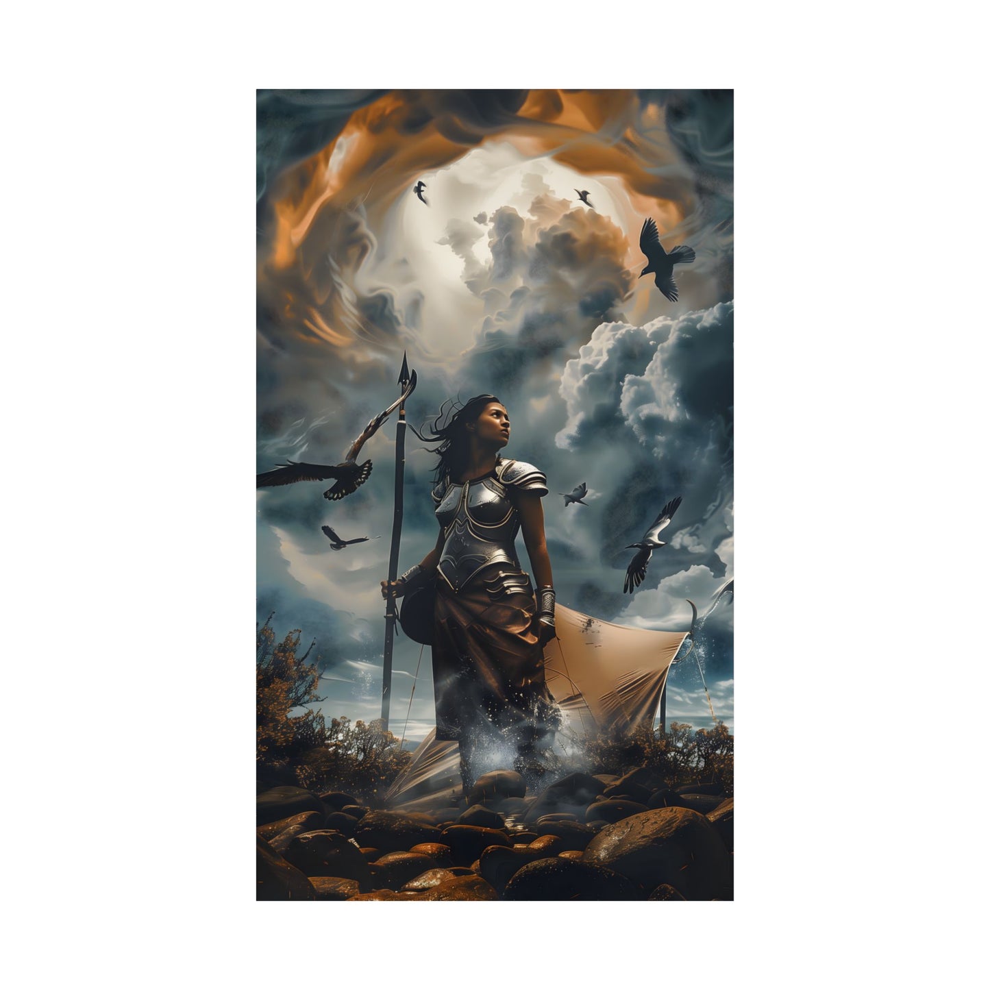 "Warrior of Light" - Premium Fine Art Print