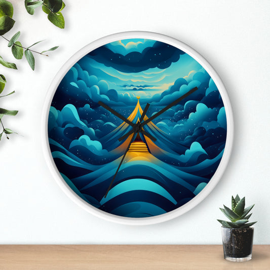 "God’s Tent" Wall Clock – Shelter in the Storm