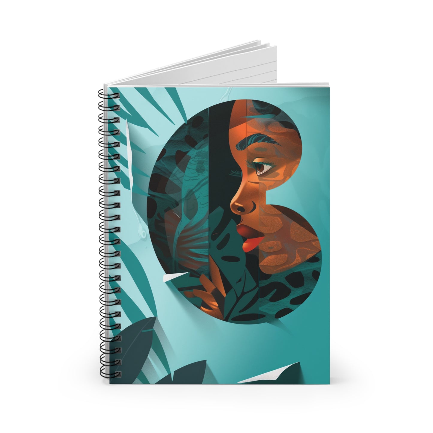 "Sacred Reflection" Spiral Notebook - Ruled Line