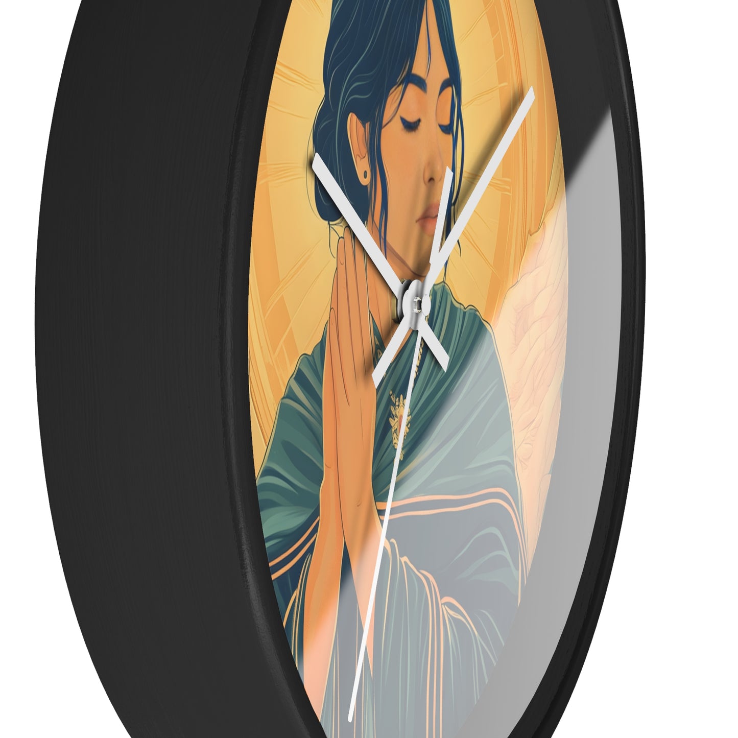 "Angel of Devotion" Wall Clock – Grace and Serenity