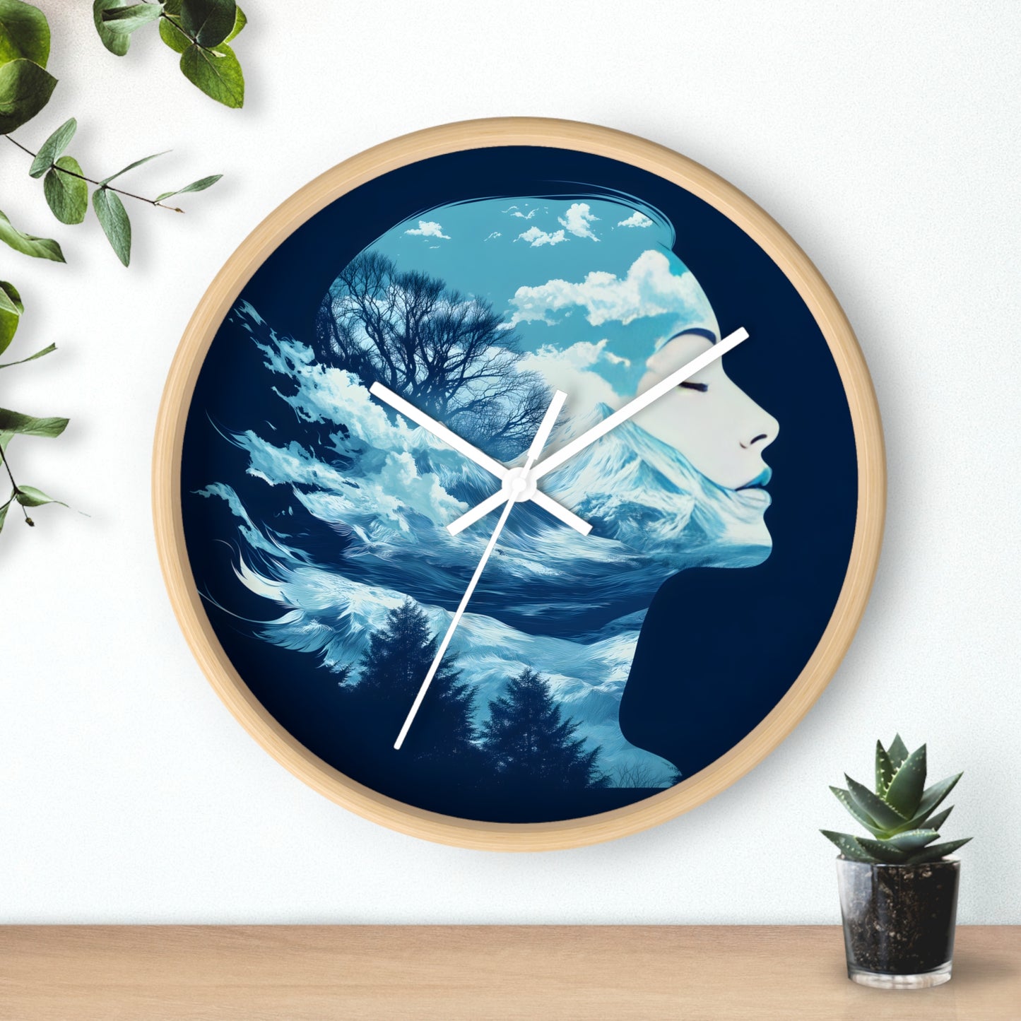 "Creation’s Wonder" Wall Clock – Beauty of God’s Design