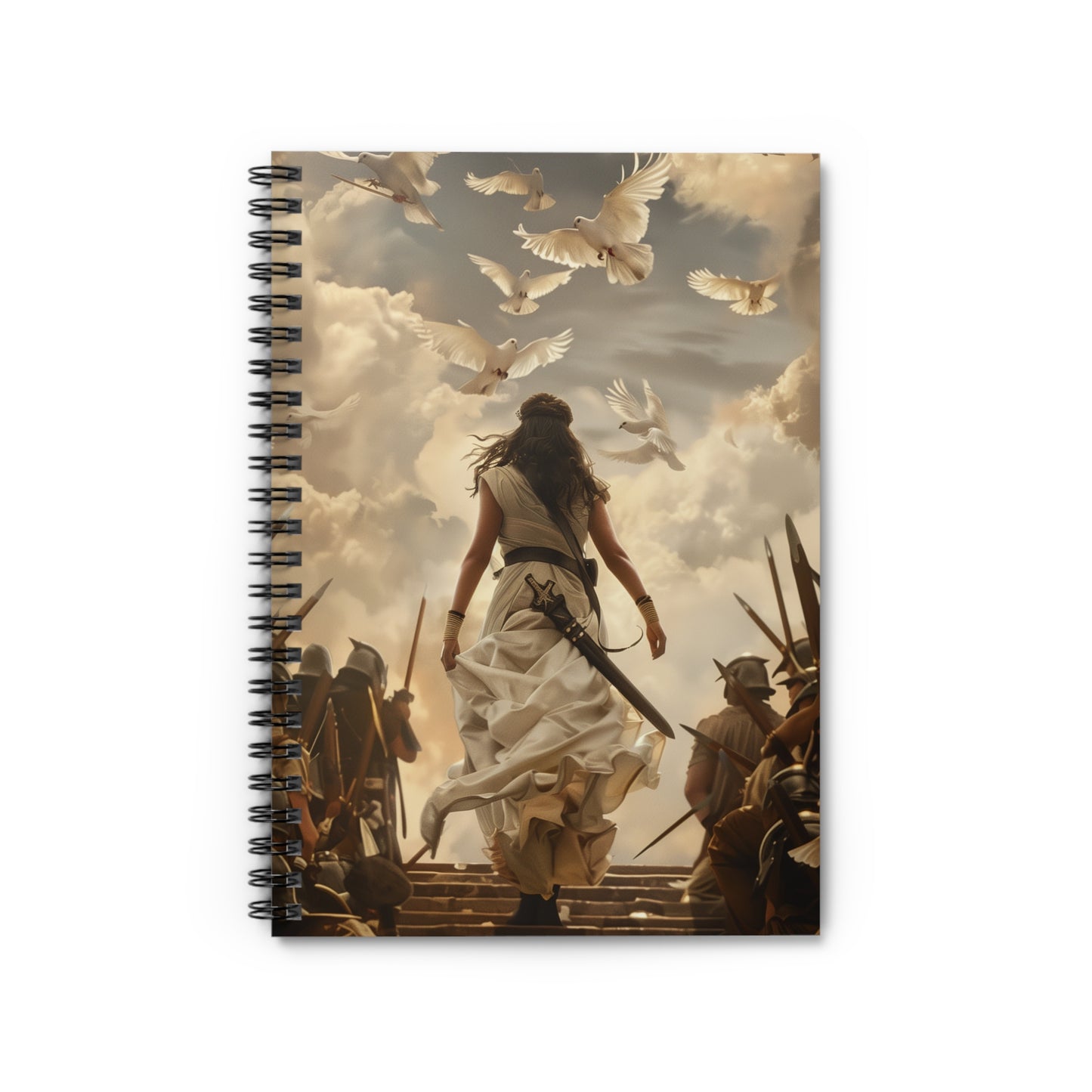 "Divine Protection" Spiral Notebook - Ruled Line