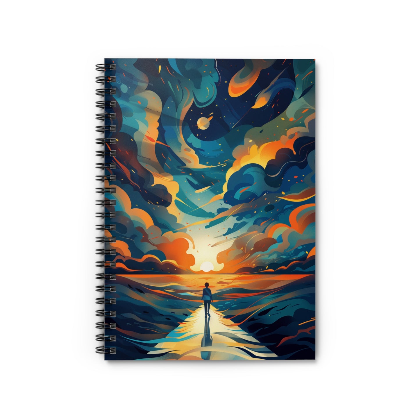 "Divine Path" Spiral Notebook - Ruled Line