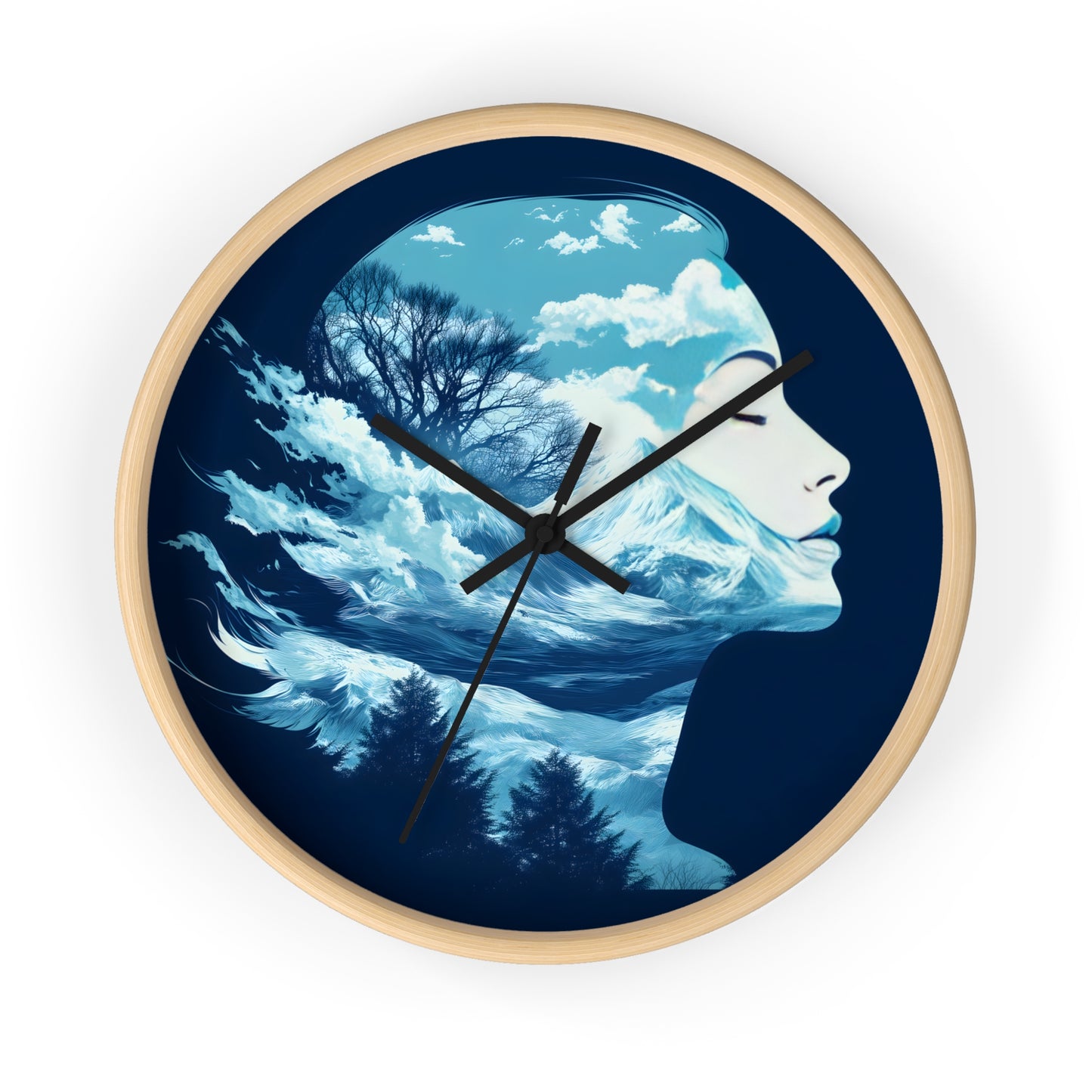 "Creation’s Wonder" Wall Clock – Beauty of God’s Design