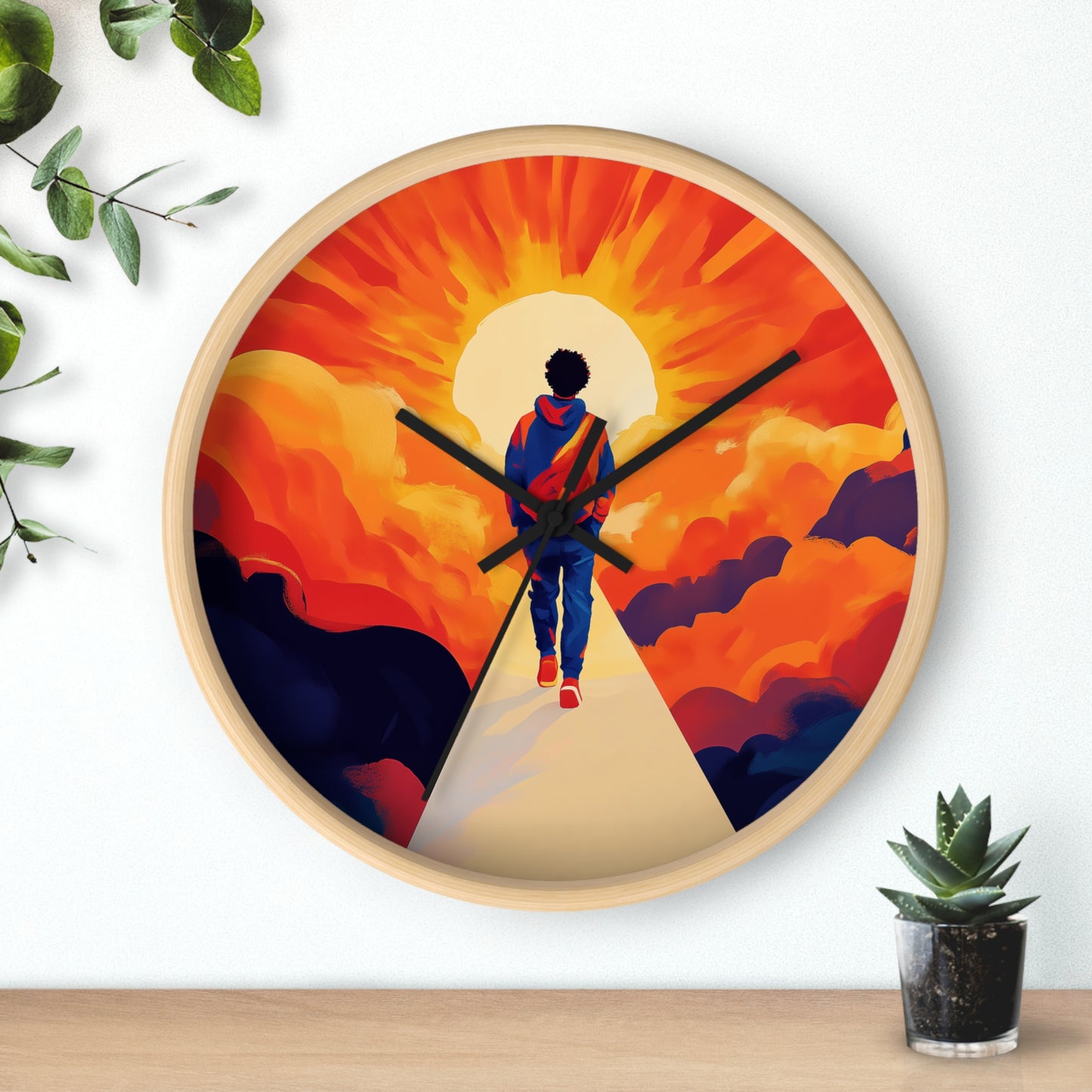 Journey of Light Wall Clock – A Path of Purpos