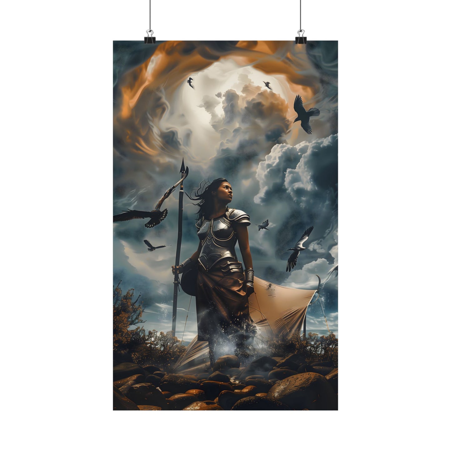 "Warrior of Light" - Premium Fine Art Print