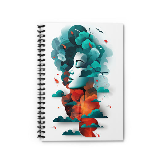 "Sacred Contemplation" Spiral Notebook - Ruled Line