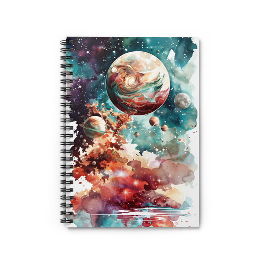 "Praise the Lord from the Heavens" Spiral Notebook - Ruled Line (Psalm 148:1)