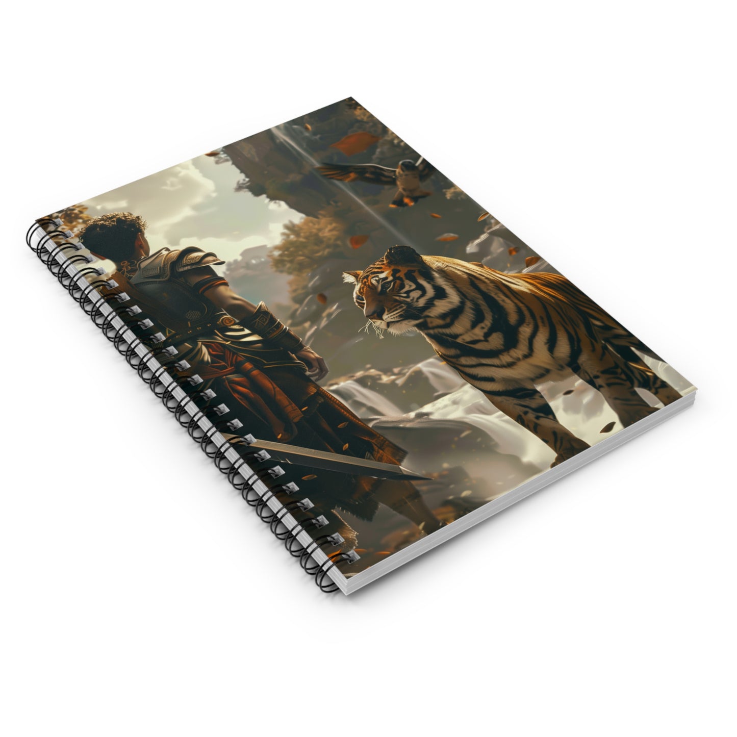 "No Harm Will Overtake You" Spiral Notebook - Ruled Line (Psalm 91:10)