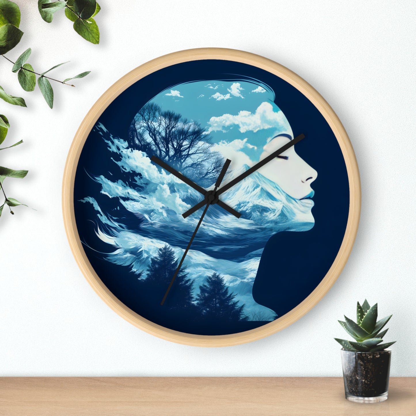 "Creation’s Wonder" Wall Clock – Beauty of God’s Design